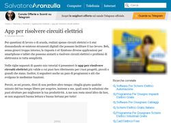 App per risolvere problemi di elettrotecnica