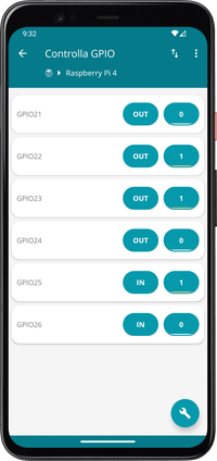 Rasp Controller - controllo gpio